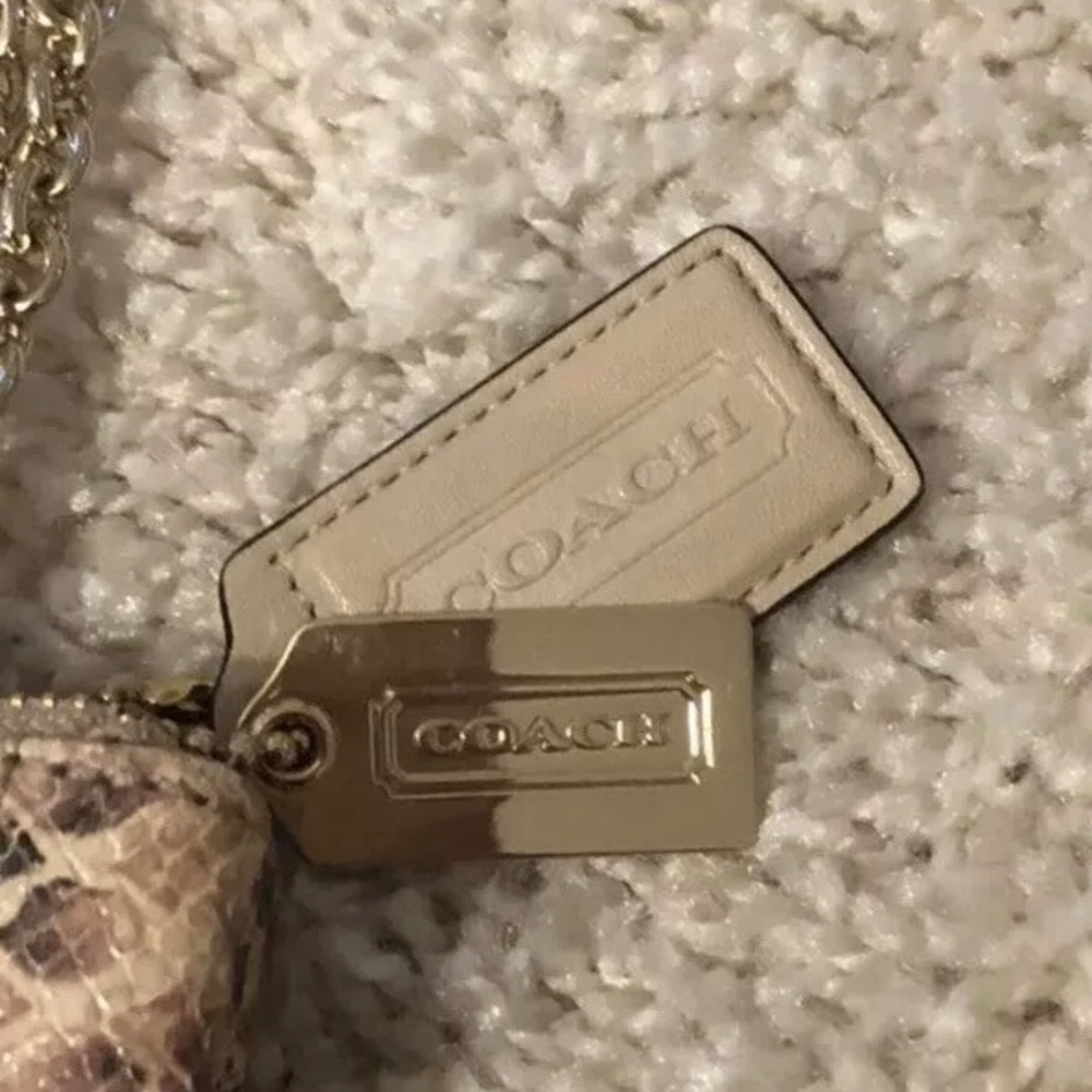 Coach Embossed Faux Python Innovation Leather Bag - image 2